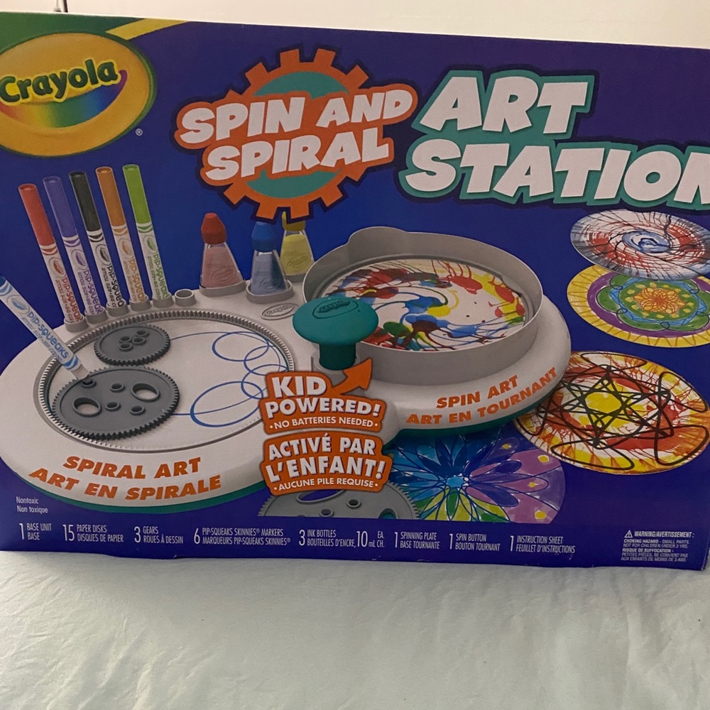 Crayola spin and spiral art station